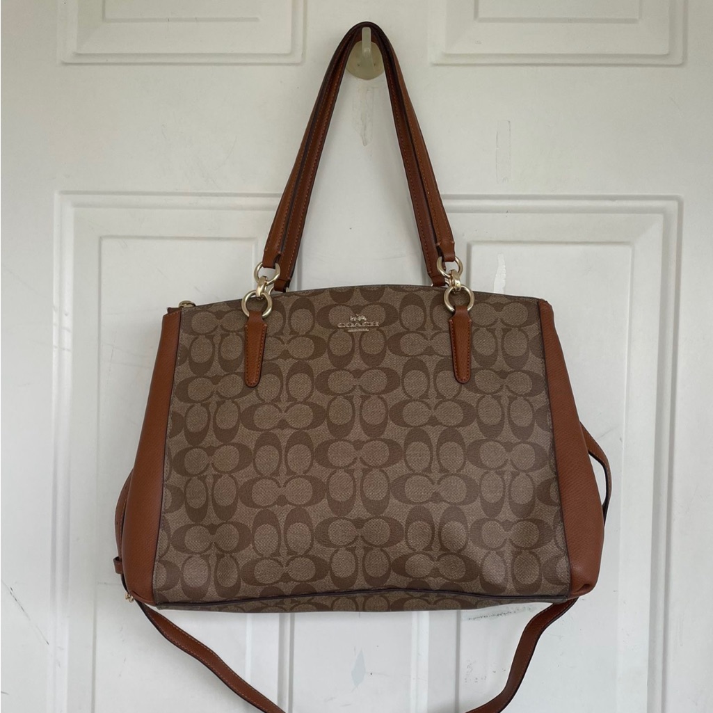 Coach Signature Christie Carryall Tote Shoulder Bag F36721